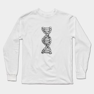 DNA Strand Helix Genetics Life Sciences Biology Long Sleeve T-Shirt